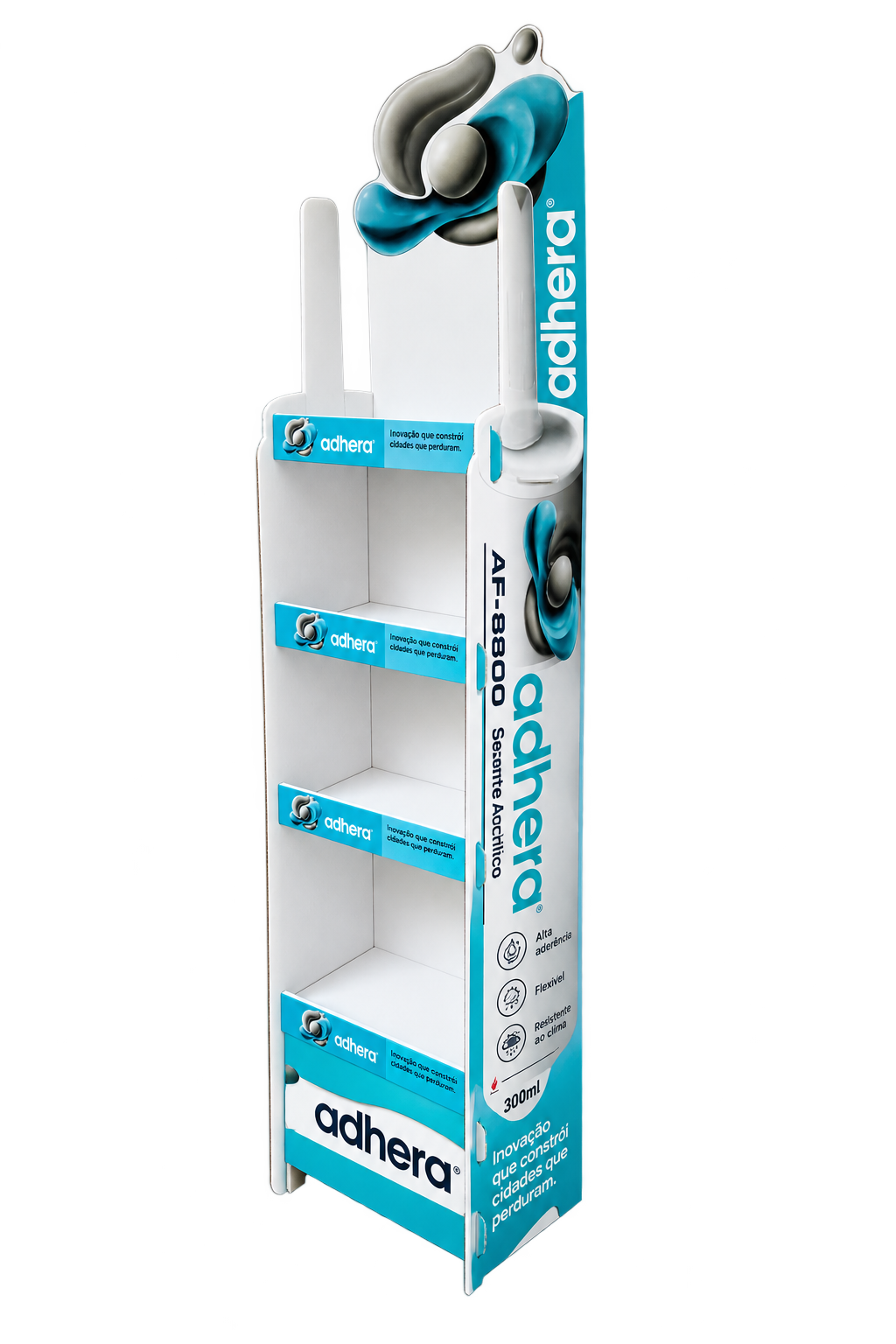 Exhibidor de PVC ADHERA